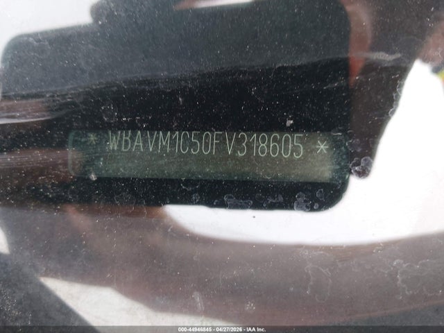 Aukcja sprzedaży 2015 Bmw X1 Sdrive28i, vin: WBAVM1C50FV318605, numer aukcji: 44946845