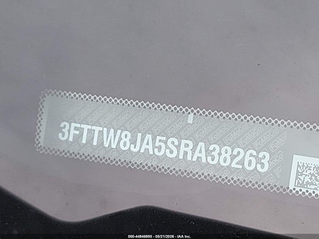 44946995 :رقم المزاد ، 3FTTW8JA5SRA38263 vin ، 2025 Ford Maverick Xlt مزاد بيع