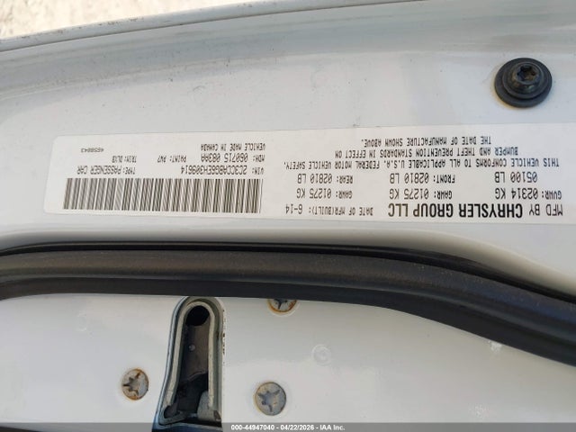 2014 Chrysler 300 300s მანქანა იყიდება აუქციონზე, vin: 2C3CCABG6EH309614, აუქციონის ნომერი: 44947040