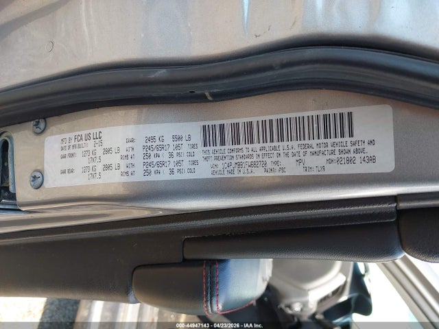Aukcja sprzedaży 2015 Jeep Cherokee Trailhawk, vin: 1C4PJMBB1FW682720, numer aukcji: 44947143