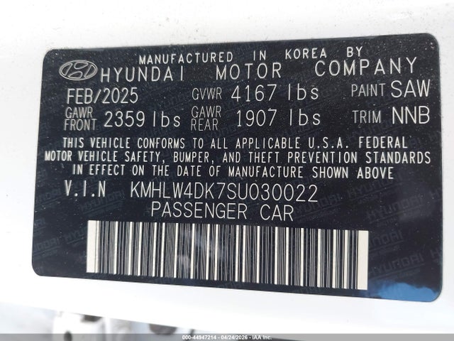 Hyundai ELANTRA N 2025 KMHLW4DK7SU030022 Image 9