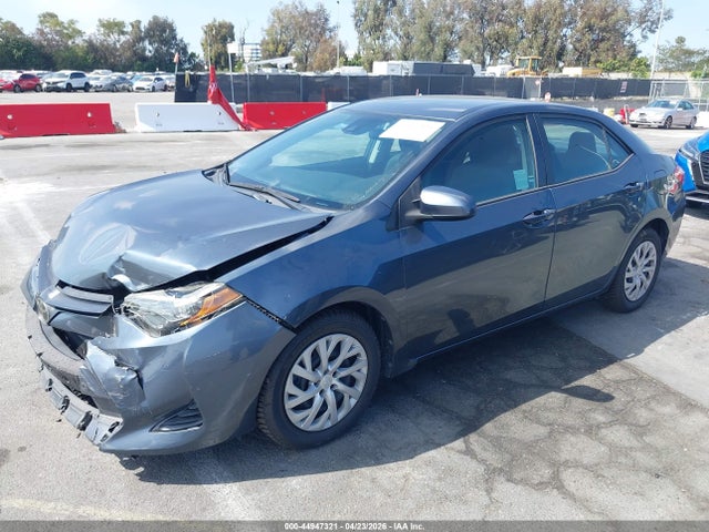 2019 Toyota Corolla Le მანქანა იყიდება აუქციონზე, vin: 2T1BURHEXKC162499, აუქციონის ნომერი: 44947321