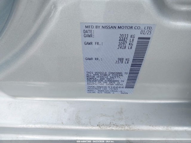 1N4BL4DWXSN356666 Nissan Altima Sv Awd