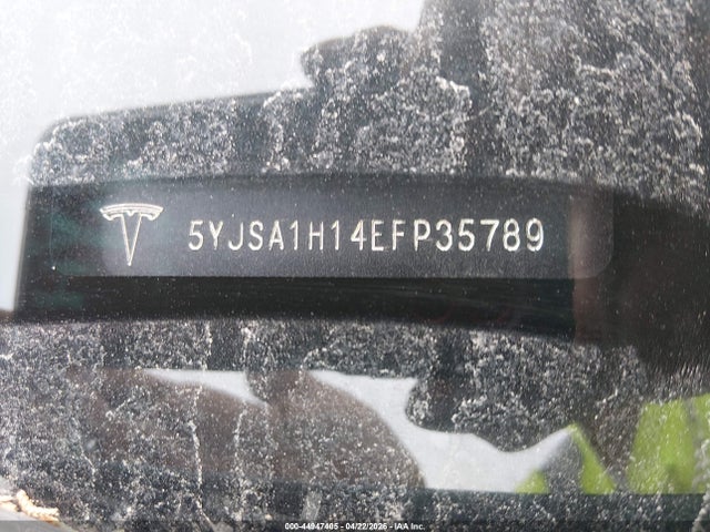 44947405 :رقم المزاد ، 5YJSA1H14EFP35789 vin ، 2014 Tesla Model S P85 مزاد بيع