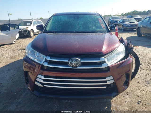 Продаж на аукціоні авто 2019 Toyota Highlander Le, vin: 5TDZZRFH5KS306285, номер лоту: 44947705