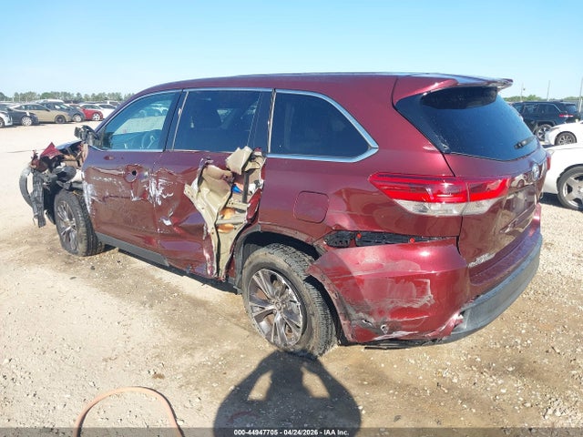 Продаж на аукціоні авто 2019 Toyota Highlander Le, vin: 5TDZZRFH5KS306285, номер лоту: 44947705