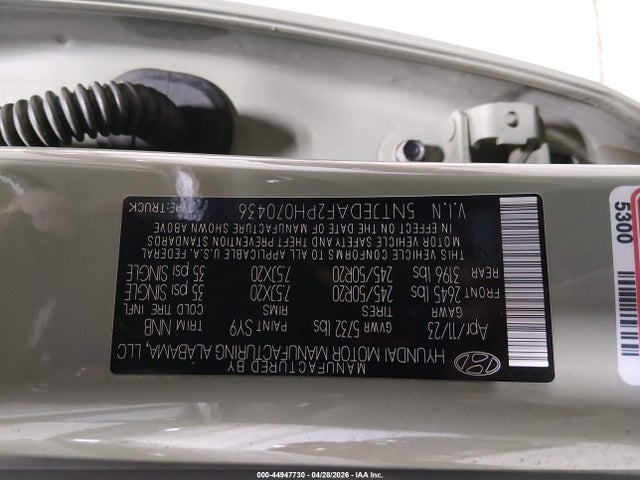 Hyundai Santa Cruz Limited 2023 5NTJEDAF2PH070436 Image 9