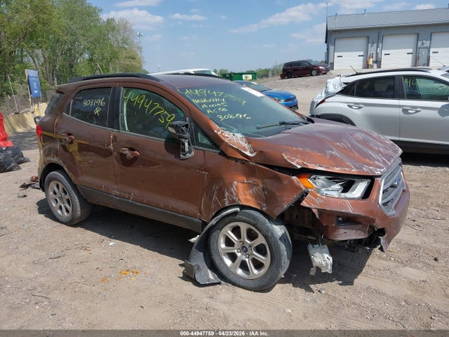Продажа на аукционе авто 2019 Ford Ecosport Se, vin: MAJ3S2GE9KC308196, номер лота: 44947759