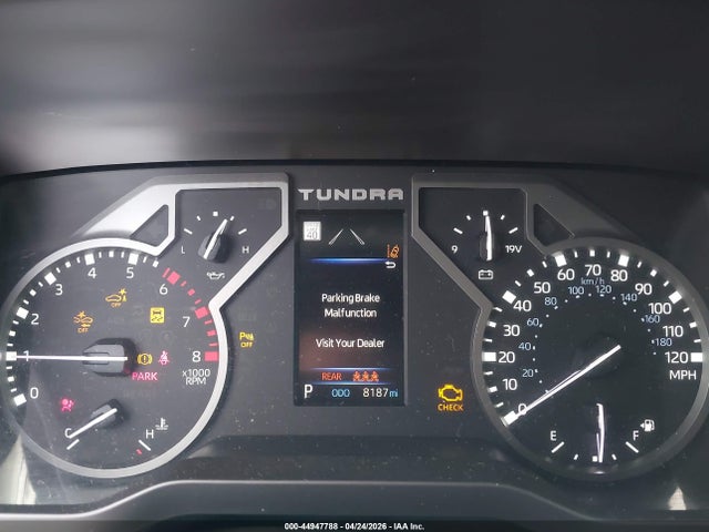 44947788 :رقم المزاد ، 5TFJA5DB0PX124510 vin ، 2023 Toyota Tundra Limited مزاد بيع