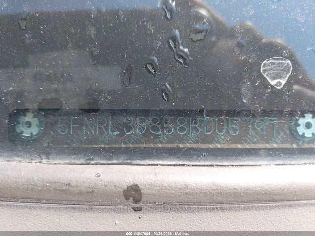 44947864 :رقم المزاد ، 5FNRL38858B005797 vin ، 2008 Honda Odyssey Touring مزاد بيع