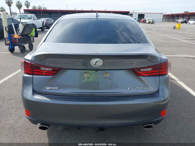 44947950 :رقم المزاد ، JTHBA1D26G5035676 vin ، 2016 Lexus Is 200t مزاد بيع