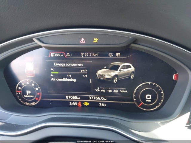 44948006 :رقم المزاد ، WA1BNAFY3J2219984 vin ، 2018 Audi Q5 2.0t Premium/2.0t Tech Premium مزاد بيع