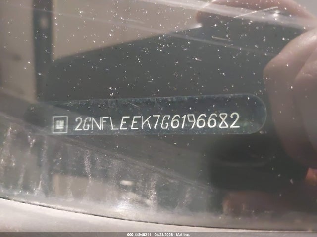 44948211 :رقم المزاد ، 2GNFLEEK7G6196682 vin ، 2016 Chevrolet Equinox Ls مزاد بيع