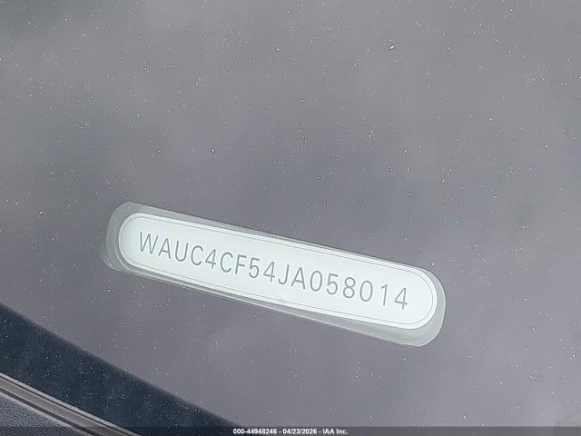 2018 Audi S5 3.0t Premium Plus მანქანა იყიდება აუქციონზე, vin: WAUC4CF54JA058014, აუქციონის ნომერი: 44948246