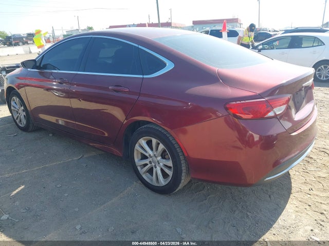 2015 Chrysler 200 Limited მანქანა იყიდება აუქციონზე, vin: 1C3CCCAB2FN554288, აუქციონის ნომერი: 44948500