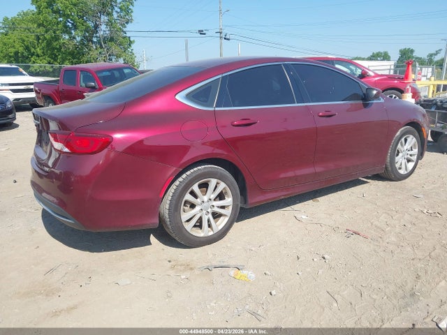 2015 Chrysler 200 Limited მანქანა იყიდება აუქციონზე, vin: 1C3CCCAB2FN554288, აუქციონის ნომერი: 44948500