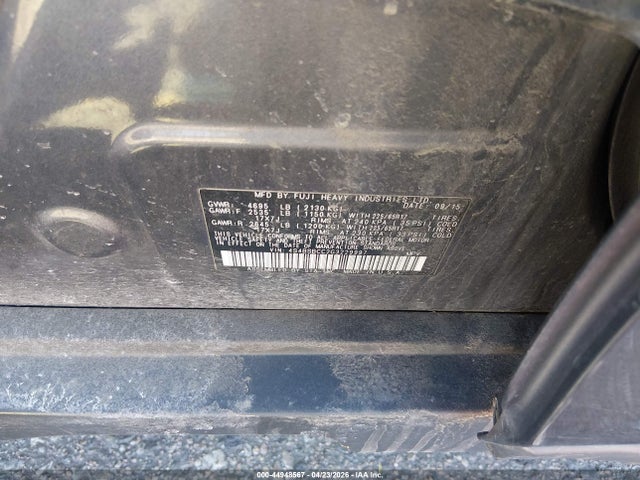 Aukcja sprzedaży 2016 Subaru Outback 2.5i Premium, vin: 4S4BSBCC2G3229997, numer aukcji: 44948567