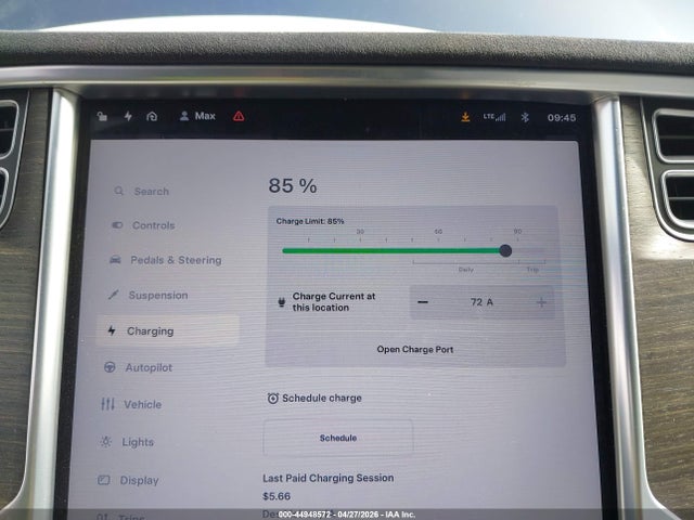 44948572 :رقم المزاد ، 5YJSA1E48HF183846 vin ، 2017 Tesla Model S 100d/60d/75d/90d/p100d مزاد بيع