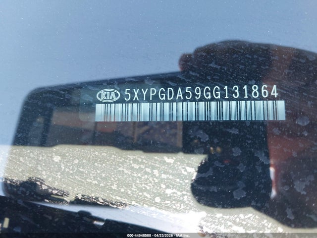 5XYPGDA59GG131864 KIA Sorento 3.3l Lx