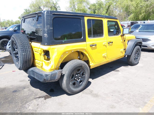 1C4HJXDG4MW725250 Jeep Wrangler Unlimited Sport 4x4