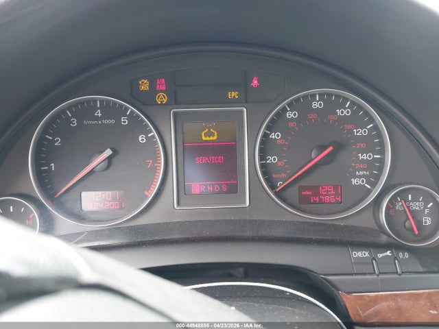 Aukcja sprzedaży 2002 Audi A4 3.0, vin: WAULT68E02A263896, numer aukcji: 44948895