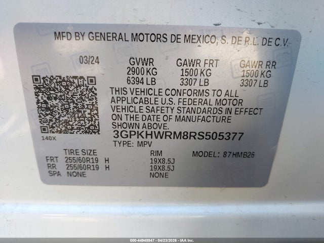Honda Prologue Touring 2024 3GPKHWRM8RS505377 Image 9