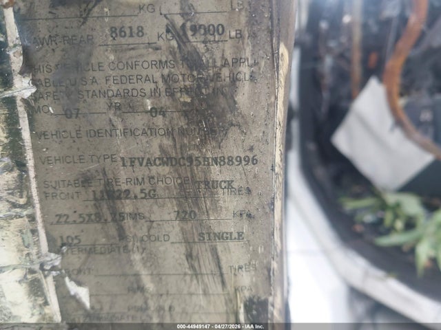 2005 Freightliner M2 106 Medium Duty მანქანა იყიდება აუქციონზე, vin: 1FVACWDC95HN88996, აუქციონის ნომერი: 44949147