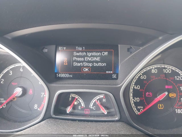 44949179 :رقم المزاد ، 1FADP3L94GL235833 vin ، 2016 Ford Focus St مزاد بيع