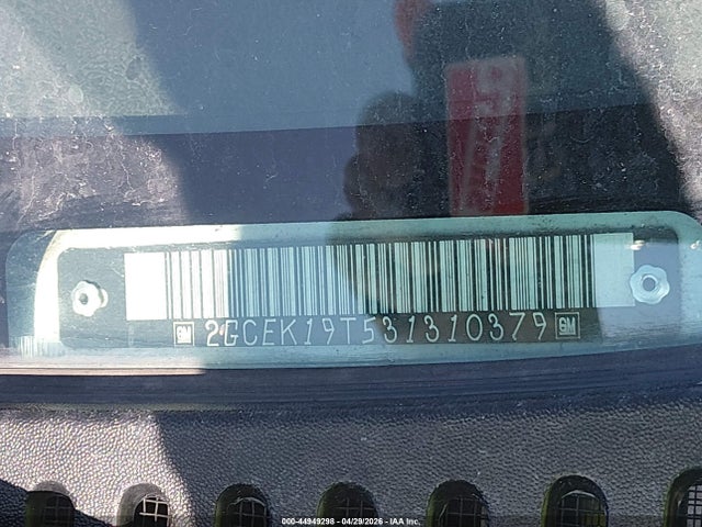 44949298 :رقم المزاد ، 2GCEK19T531310379 vin ، 2003 Chevrolet Silverado 1500 Ls مزاد بيع