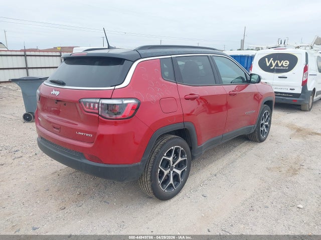 Auction sale of the 2026 Jeep Compass Limited, vin: 3C4NJDCNXTT224773, lot number: 44949786