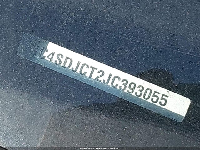 Aukcja sprzedaży 2018 Dodge Durango R/t Awd, vin: 1C4SDJCT2JC393055, numer aukcji: 44949815