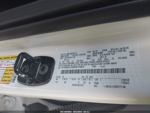 1FTEW3LP5SKE13053 Ford F-150 Xlt