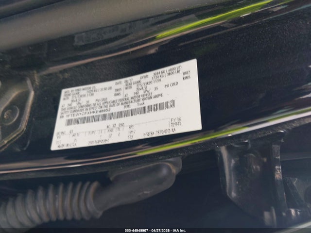 Aukcja sprzedaży 2017 Ford F-150 Xl, vin: 1FTEW1CFXHKE48952, numer aukcji: 44949907