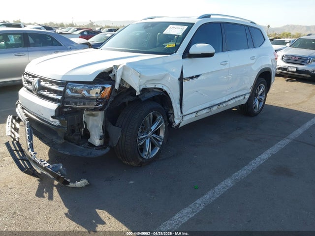 2019 Volkswagen Atlas 3.6l V6 Sel R-line მანქანა იყიდება აუქციონზე, vin: 1V2SR2CA3KC617343, აუქციონის ნომერი: 44949952