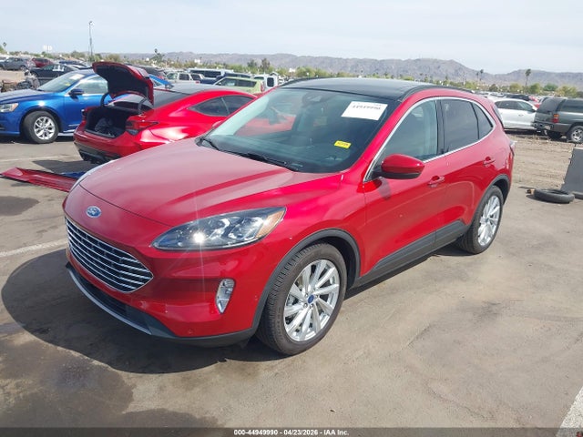 2021 Ford Escape Titanium Hybrid მანქანა იყიდება აუქციონზე, vin: 1FMCU0DZ6MUB15352, აუქციონის ნომერი: 44949990