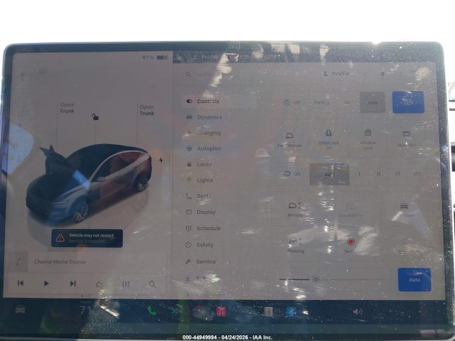 Aukcja sprzedaży 2026 Tesla Model Y, vin: 7SAYGDED7TF542710, numer aukcji: 44949994