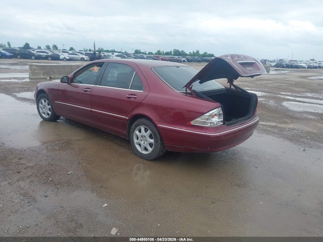 Aukcja sprzedaży 2000 Mercedes-benz S 500, vin: WDBNG75J4YA103972, numer aukcji: 44950108