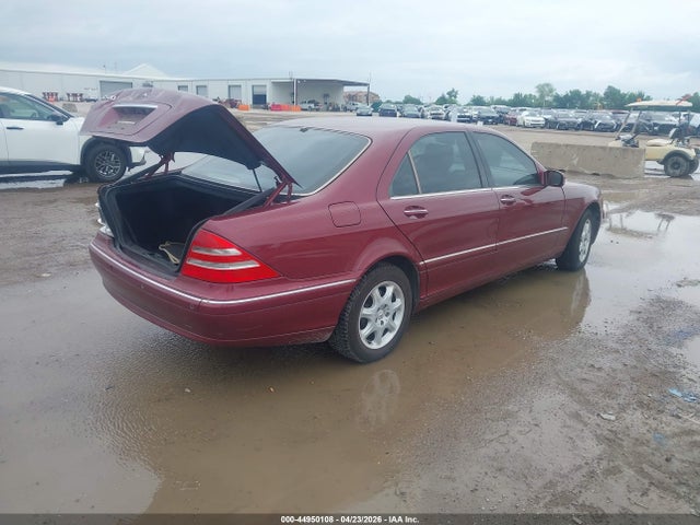 Aukcja sprzedaży 2000 Mercedes-benz S 500, vin: WDBNG75J4YA103972, numer aukcji: 44950108