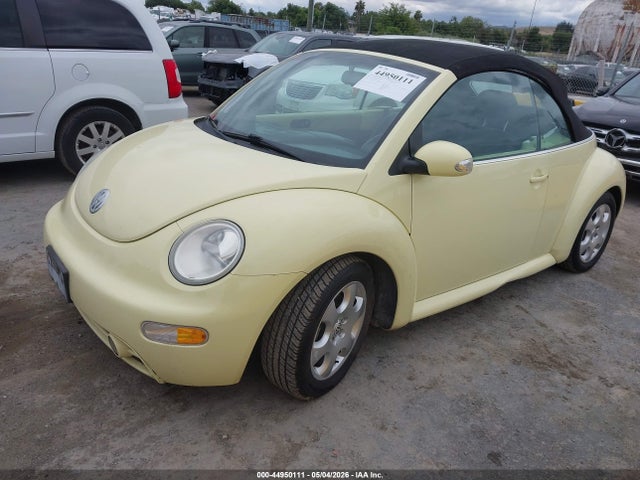 2003 Volkswagen New Beetle Gls მანქანა იყიდება აუქციონზე, vin: 3VWCK21Y23M332754, აუქციონის ნომერი: 44950111