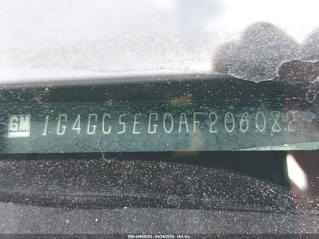 Aukcja sprzedaży 2010 Buick Lacrosse Cxl, vin: 1G4GC5EG0AF206082, numer aukcji: 44950234