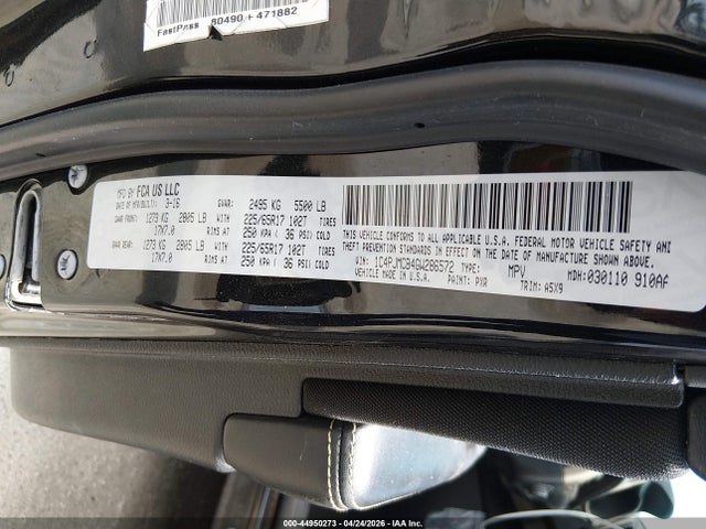 Jeep Cherokee Latitude 2016 1C4PJMCB4GW286572 Image 9