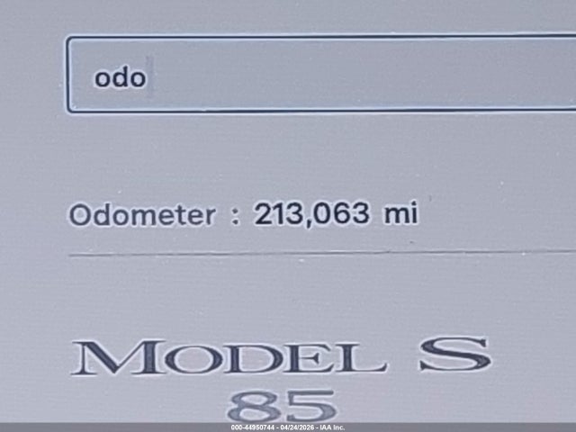 Продажа на аукционе авто 2014 Tesla Model S P85, vin: 5YJSA1H10EFP62486, номер лота: 44950744