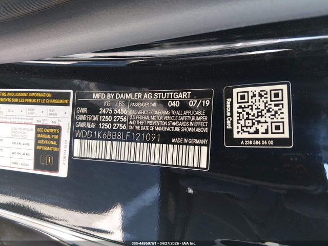 Mercedes-Benz Amg E 53 4matic 2020 WDD1K6BB8LF121091 Image 9