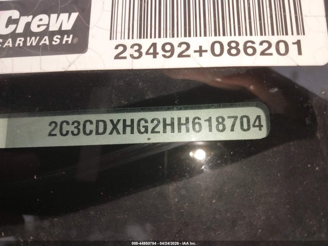 Aukcja sprzedaży 2017 Dodge Charger Sxt Rwd, vin: 2C3CDXHG2HH618704, numer aukcji: 44950784