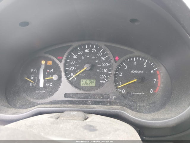 44951097 :رقم المزاد ، JF1GG65522H810449 vin ، 2002 Subaru Impreza 2.5ts مزاد بيع