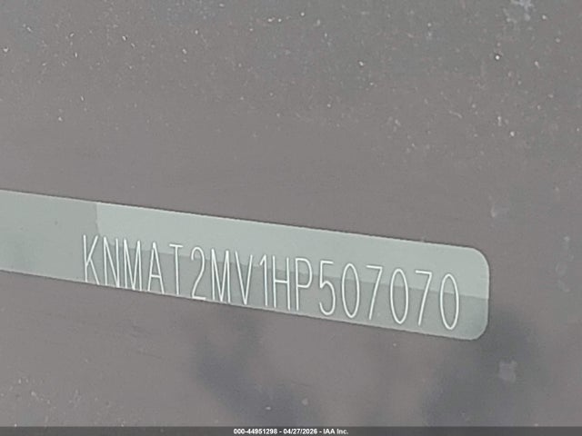 Aukcja sprzedaży 2017 Nissan Rogue Sv, vin: KNMAT2MV1HP507070, numer aukcji: 44951298