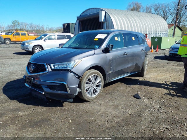 2017 Acura Mdx Technology Package მანქანა იყიდება აუქციონზე, vin: 5J8YD4H56HL008369, აუქციონის ნომერი: 44951374