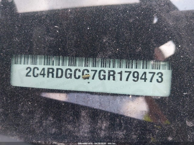 Продажа на аукционе авто 2016 Dodge Grand Caravan Sxt, vin: 2C4RDGCG7GR179473, номер лота: 44951418