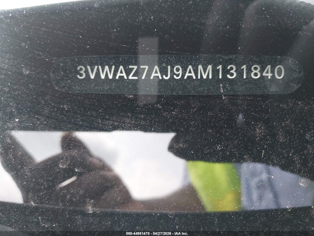 Aukcja sprzedaży 2010 Volkswagen Jetta Limited Edition, vin: 3VWAZ7AJ9AM131840, numer aukcji: 44951470