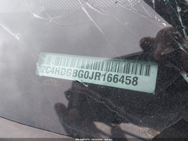 Продаж на аукціоні авто 2018 Dodge Grand Caravan Se Plus, vin: 2C4RDGBG0JR166458, номер лоту: 44951478